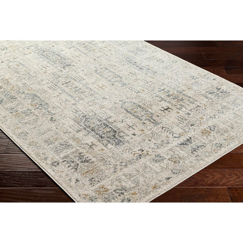 Marah Traditional Charcoal/Light Gray Area Rug