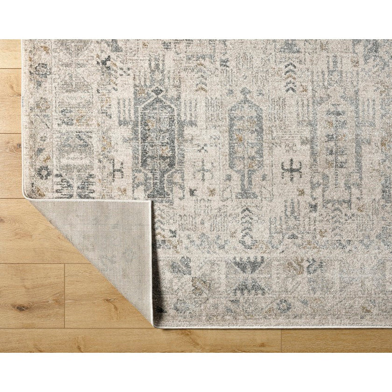 Marah Traditional Charcoal/Light Gray Area Rug