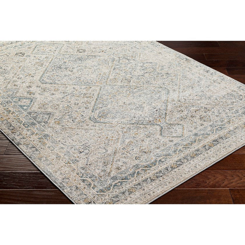 Dakesha Traditional Charcoal/Beige Area Rug