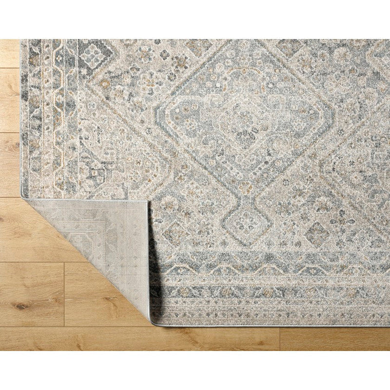 Dakesha Traditional Charcoal/Beige Area Rug