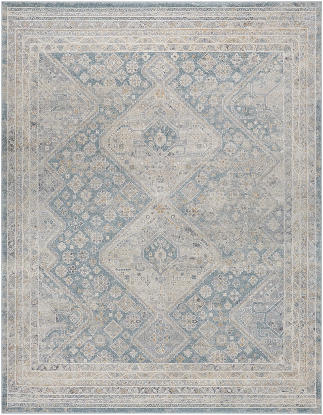 Dakesha Traditional Medium Gray/Beige Area Rug