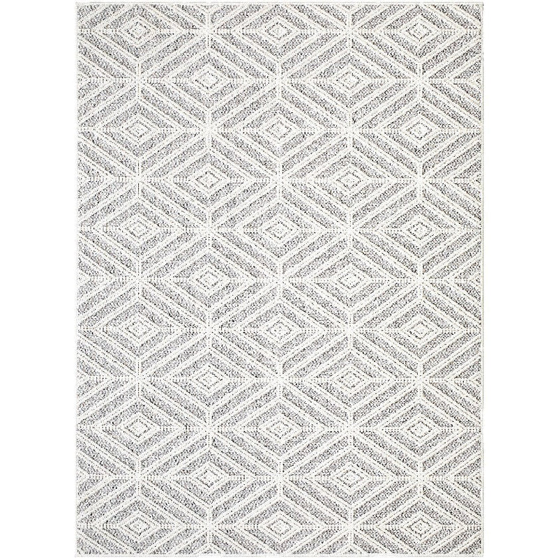 Antwon Modern Light Gray/Ivory Area Rug