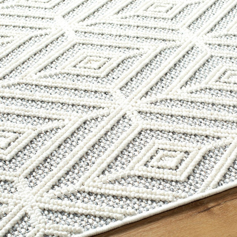 Antwon Modern Light Gray/Ivory Area Rug