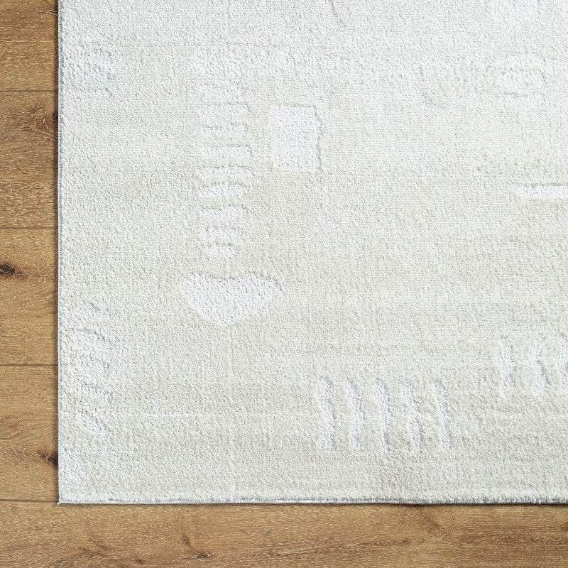 Keyauna Modern Ivory/Off-White Area Rug