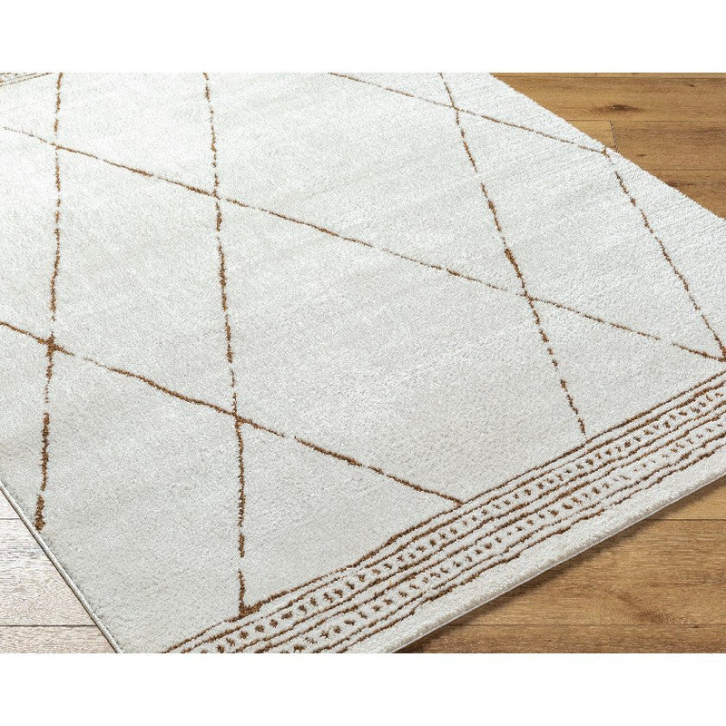 Gaetano Modern Ivory/Brown Area Rug