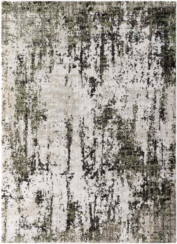 Terrel Modern Dark Moss Area Rug