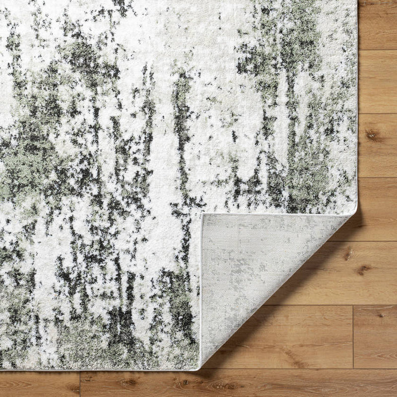 Terrel Modern Dark Moss Area Rug