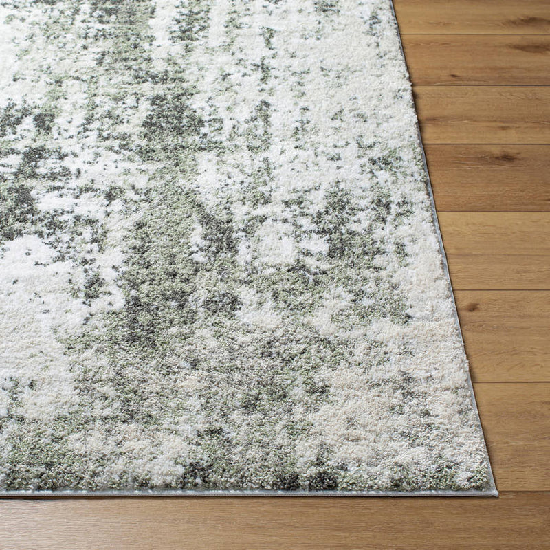 Terrel Modern Dark Moss Area Rug