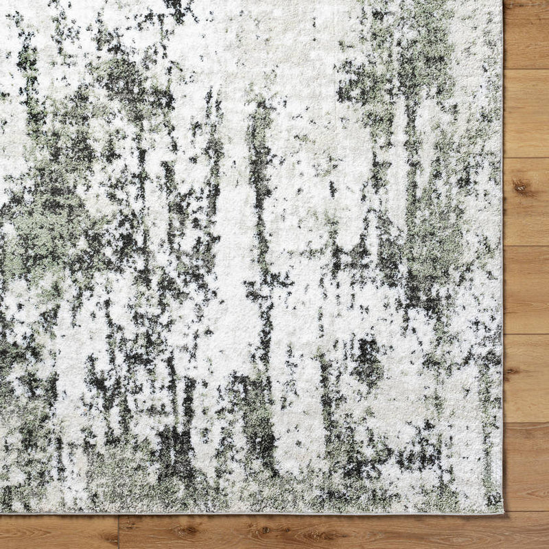 Terrel Modern Dark Moss Area Rug