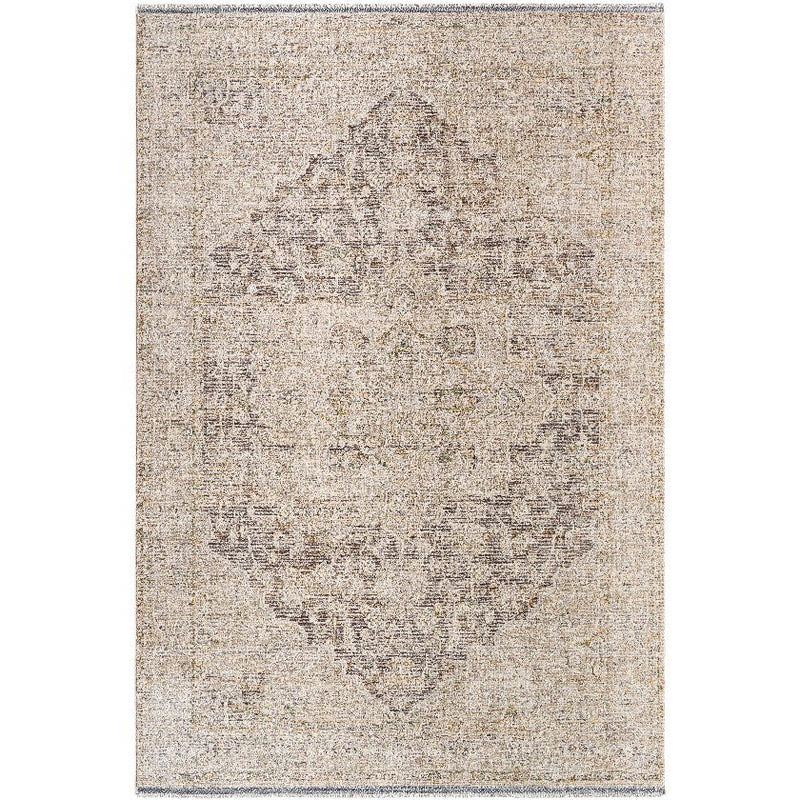 Sandrea Traditional Light Brown Area Rug