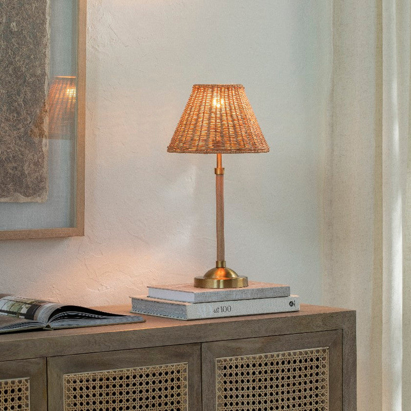 Cadi Modern Wood Table Lamp