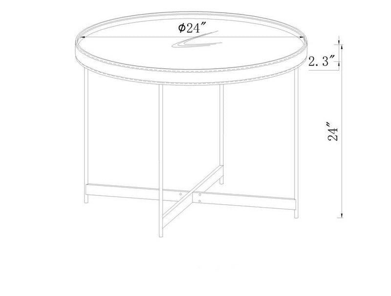 Franz Brown Coffee Table