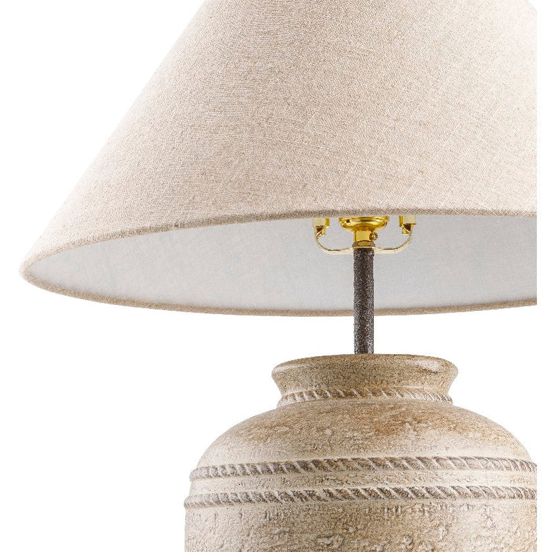 Leeana Traditional Beige Table Lamp