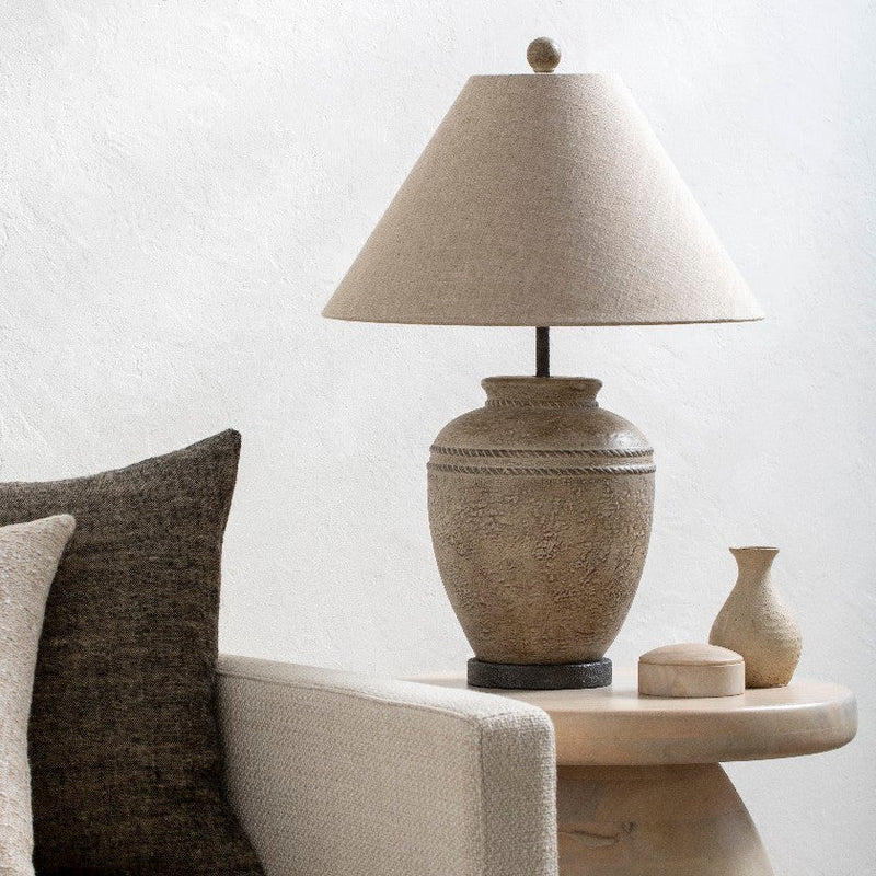 Leeana Traditional Beige Table Lamp