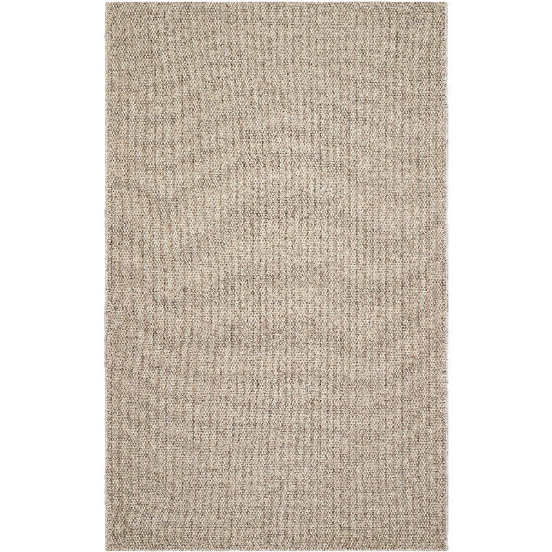 Birdie Solid and Border Dark Brown Area Rug - Becki Owens x Livabliss