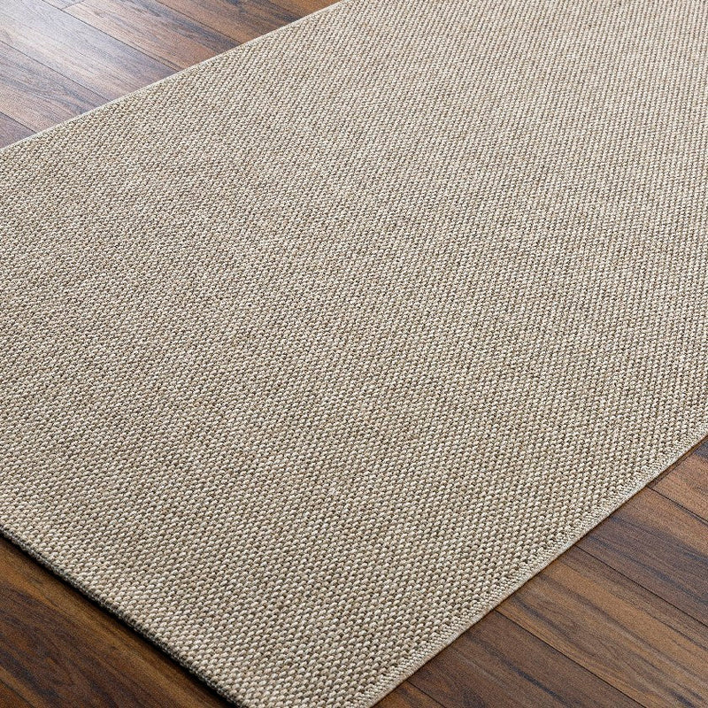 Birdie Solid and Border Dark Brown Area Rug - Becki Owens x Livabliss