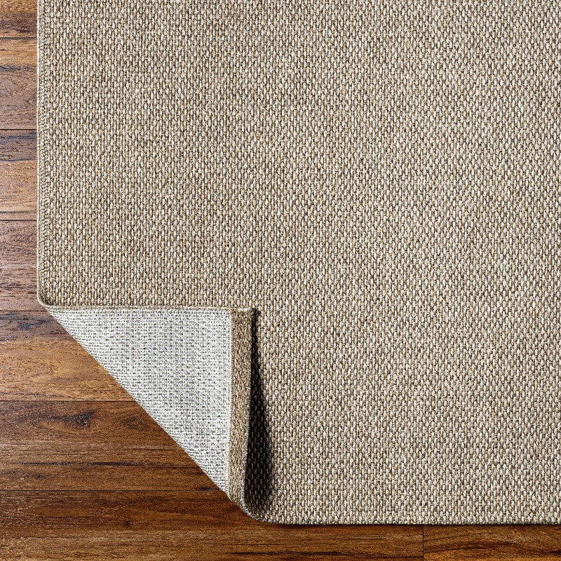 Birdie Solid and Border Dark Brown Area Rug - Becki Owens x Livabliss