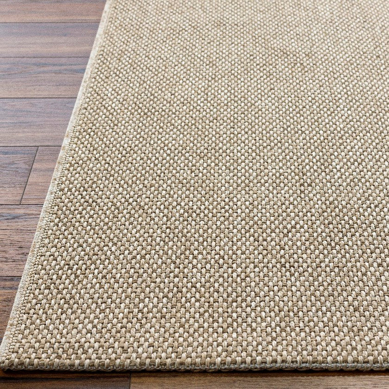 Birdie Solid and Border Dark Brown Area Rug - Becki Owens x Livabliss