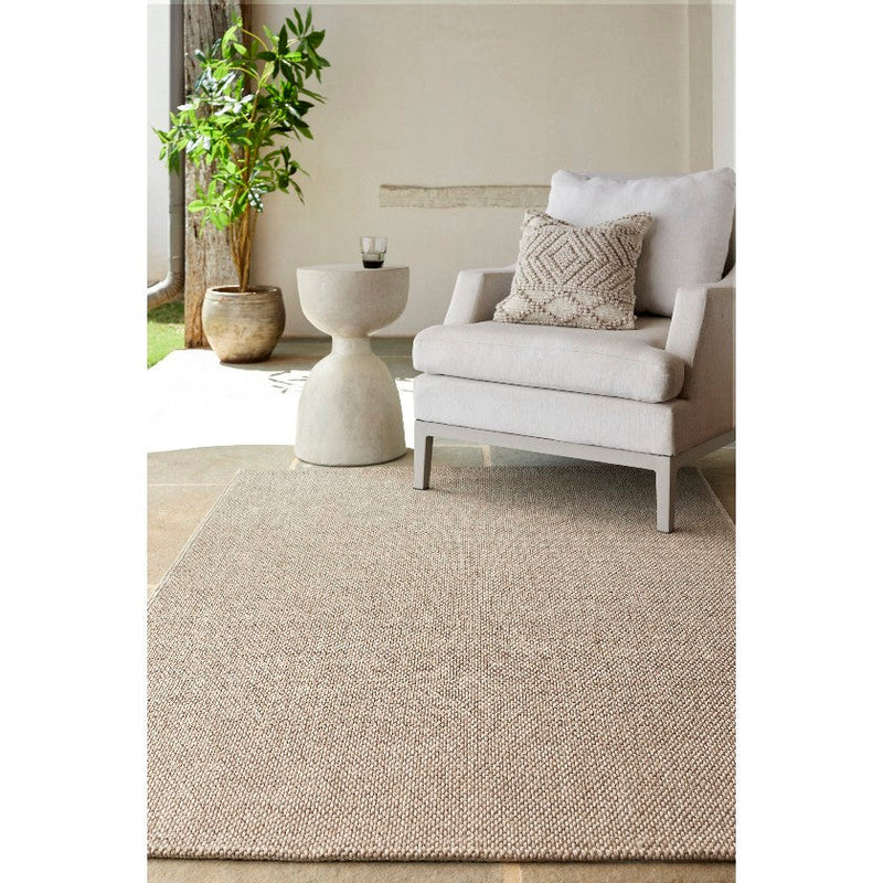 Birdie Solid and Border Dark Brown Area Rug - Becki Owens x Livabliss