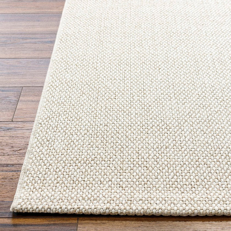 Birdie Solid and Border Pearl Area Rug - Becki Owens x Livabliss