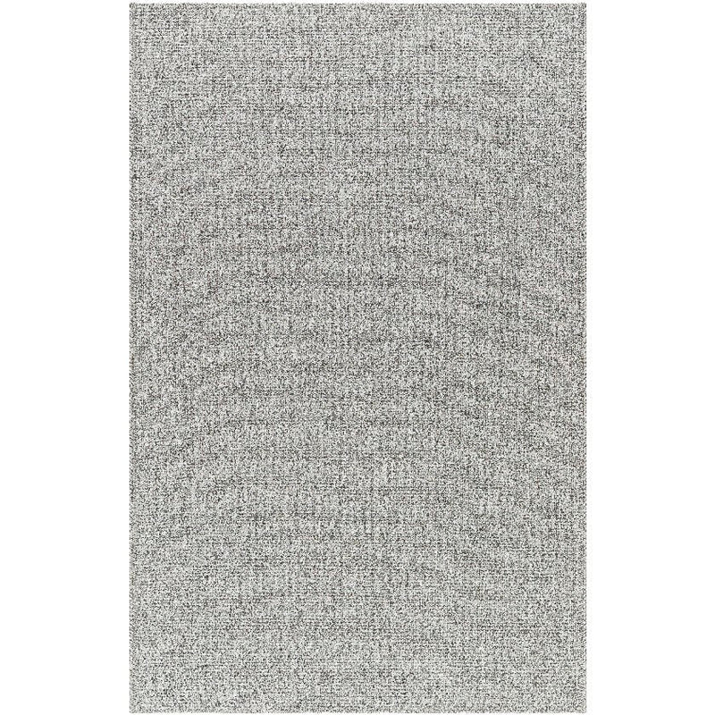 Birdie Solid and Border Silver Area Rug - Becki Owens x Livabliss