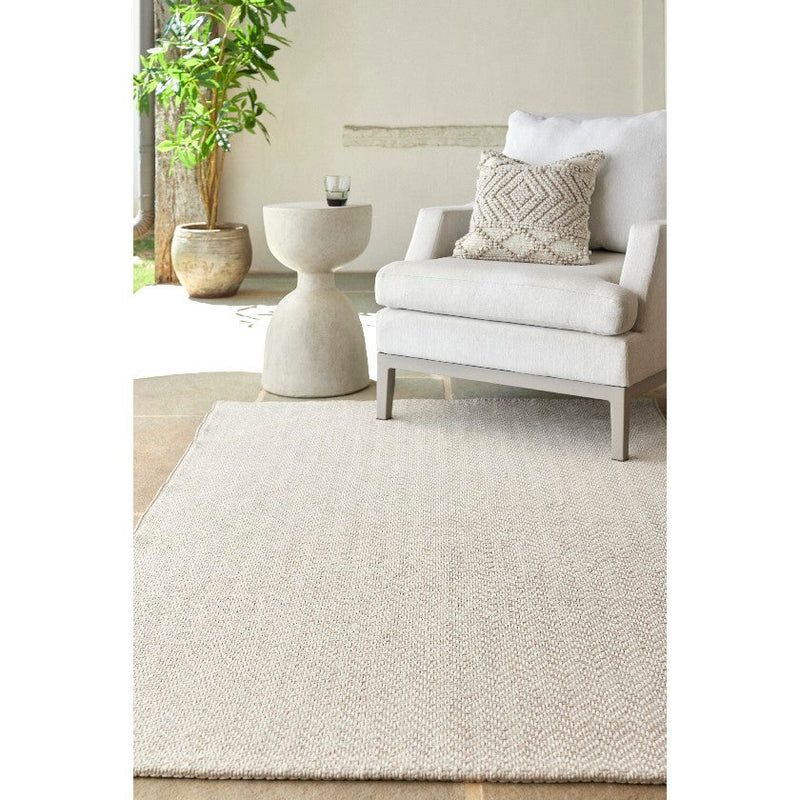 Birdie Solid and Border Light Silver Area Rug - Becki Owens x Livabliss