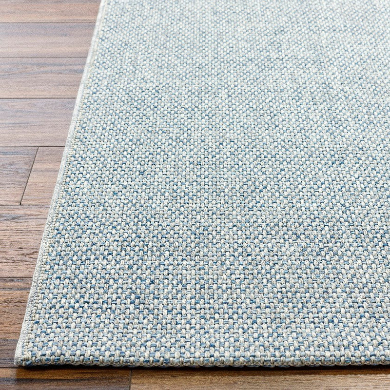 Birdie Solid and Border Ash Area Rug - Becki Owens x Livabliss