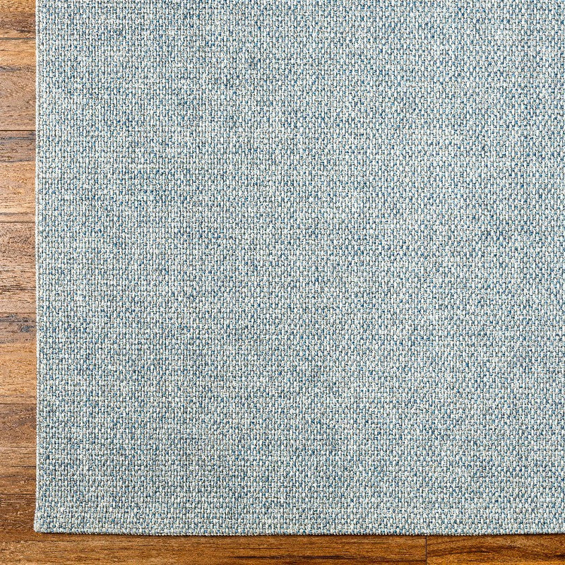 Birdie Solid and Border Ash Area Rug - Becki Owens x Livabliss