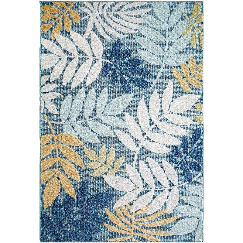 Iban Cottage Pale Blue Area Rug