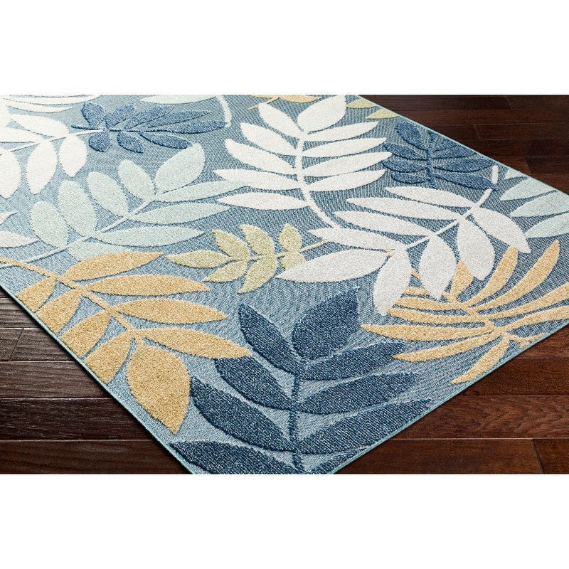 Iban Cottage Pale Blue Area Rug