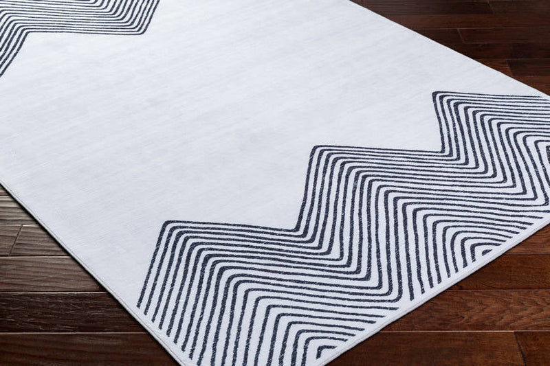 Anneke Modern Off-White Washable Area Rug