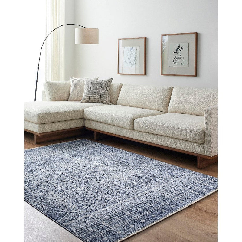 Isael Bohemian/Global Dark Blue Area Rug