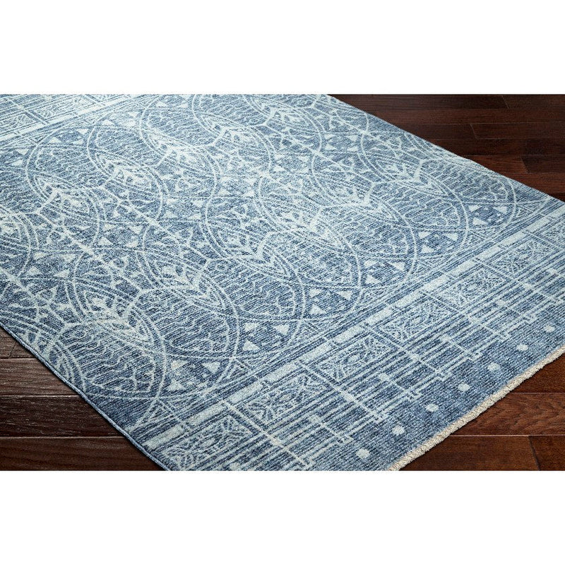 Isael Bohemian/Global Dark Blue Area Rug