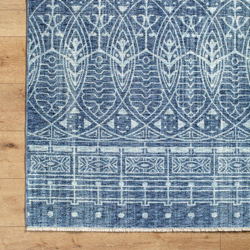 Isael Bohemian/Global Dark Blue Area Rug