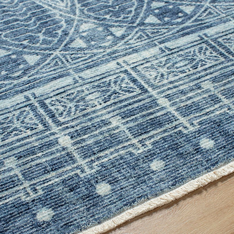 Isael Bohemian/Global Dark Blue Area Rug