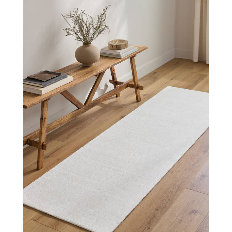 Farnham Modern White Area Rug