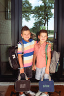 Black + Grey Colorblock Backpack - NO CUSTOMIZATION