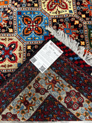 Hand-Knotted Afghani Kashi Wool Rug – 4’9″  x  6’10″