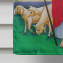 Jesus The Good Shepherd House Flag 28x40 Porch Sleeve Pole Decorative Outside Yard Banner Artwork Wall Hanging, Polyester