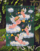 Angels on Green Garden Flag – Decorative Outdoor Yard Flag AAH7253GF
