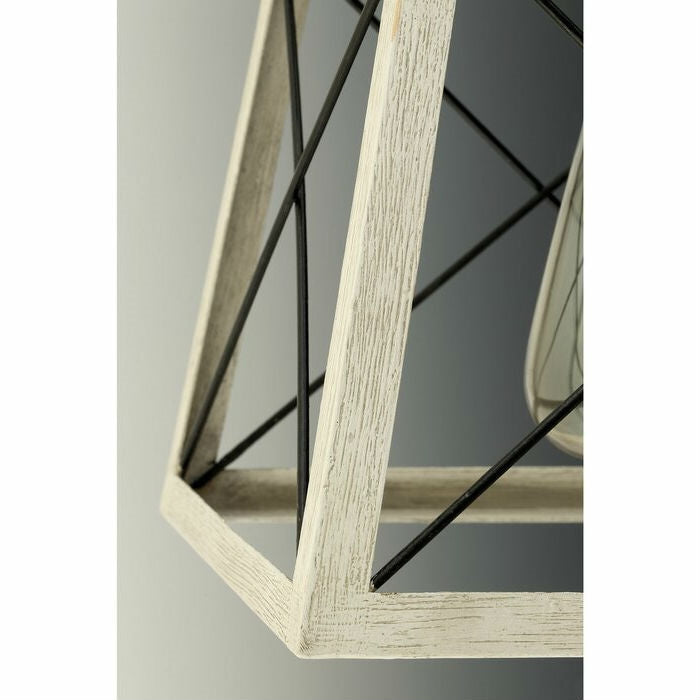 Graphite Dimmable Farm Home Light Lantern Geometric Chandelier, photo 4 of 4