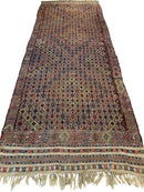 Antique Turkish Jajim Wool Rug 5’6” x 14’5”