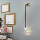 Conical Abner Crystal Wall Lamp