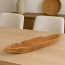 Viking Boat Natural Teak Table Centerpiece by NORDICTEAK.COM