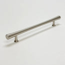 Brushed Nickel Cabinet Hardware "Collin" Drawer Pulls and Cabinet Knobs by Forge Hardware Studio