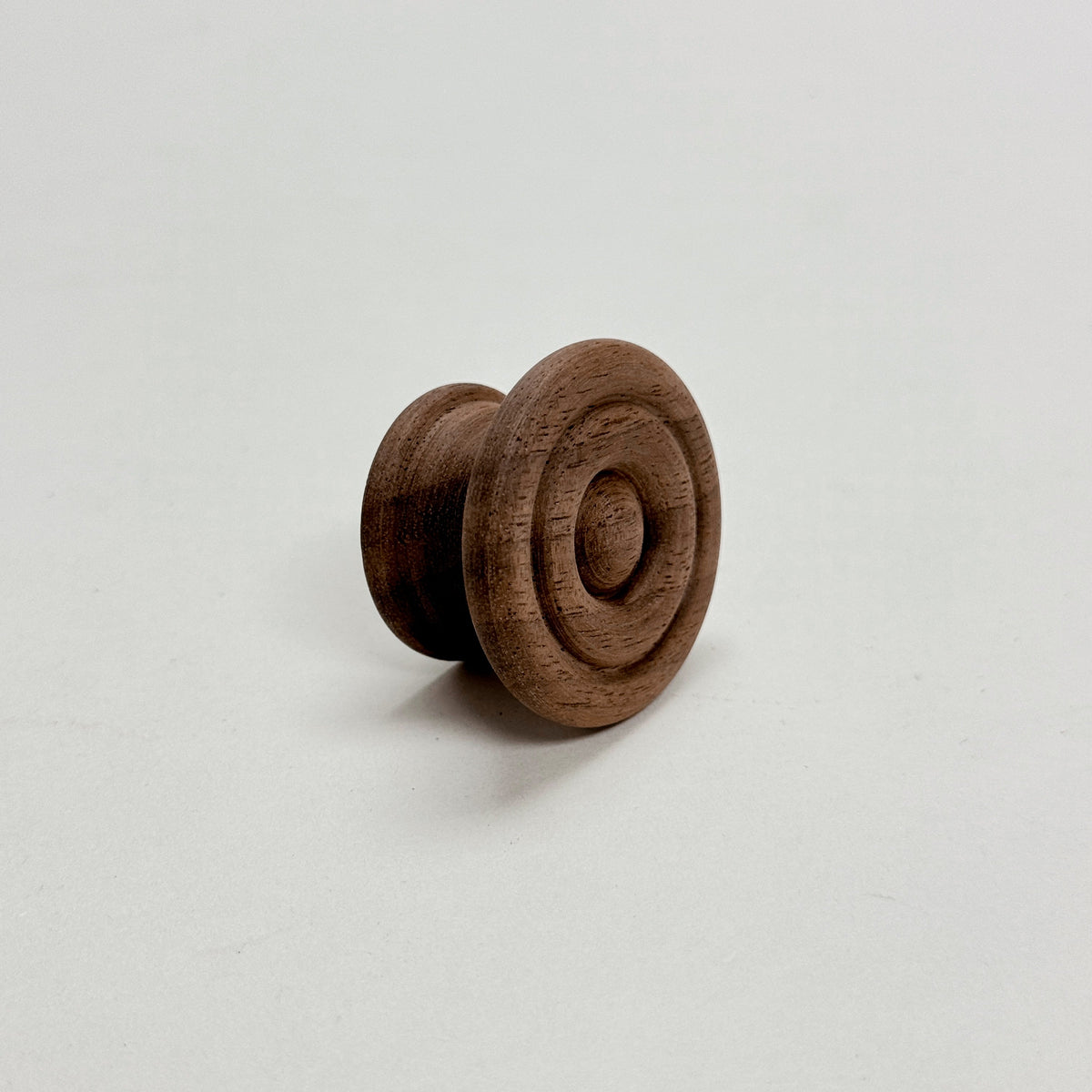 Round Walnut Cabinet Knob "Palmer" Wood Knob, photo 2 of 8