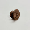 Round Walnut Cabinet Knob "Palmer" Wood Knob