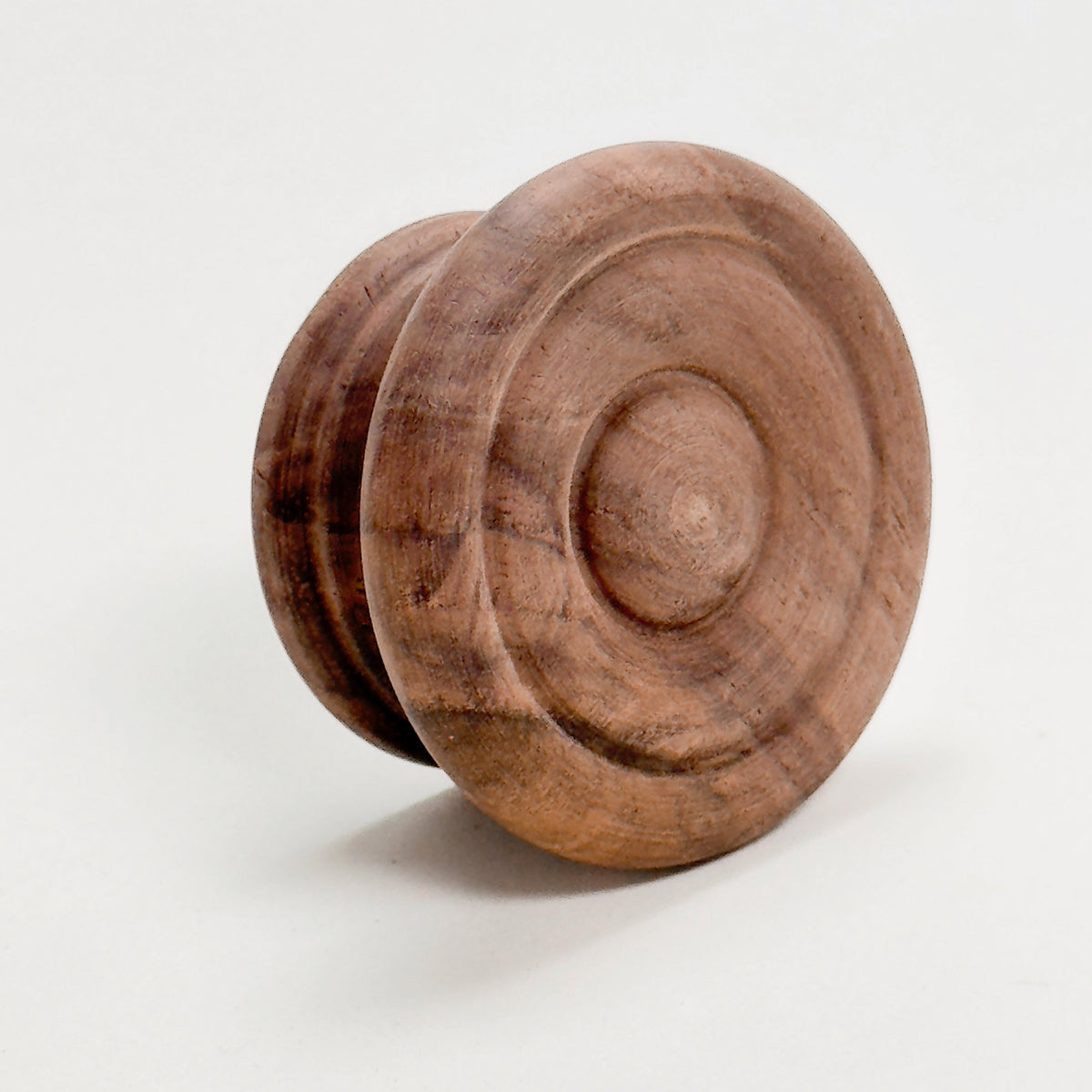 Round Walnut Cabinet Knob "Palmer" Wood Knob, photo 8 of 8