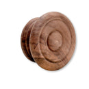 Round Walnut Cabinet Knob "Palmer" Wood Knob