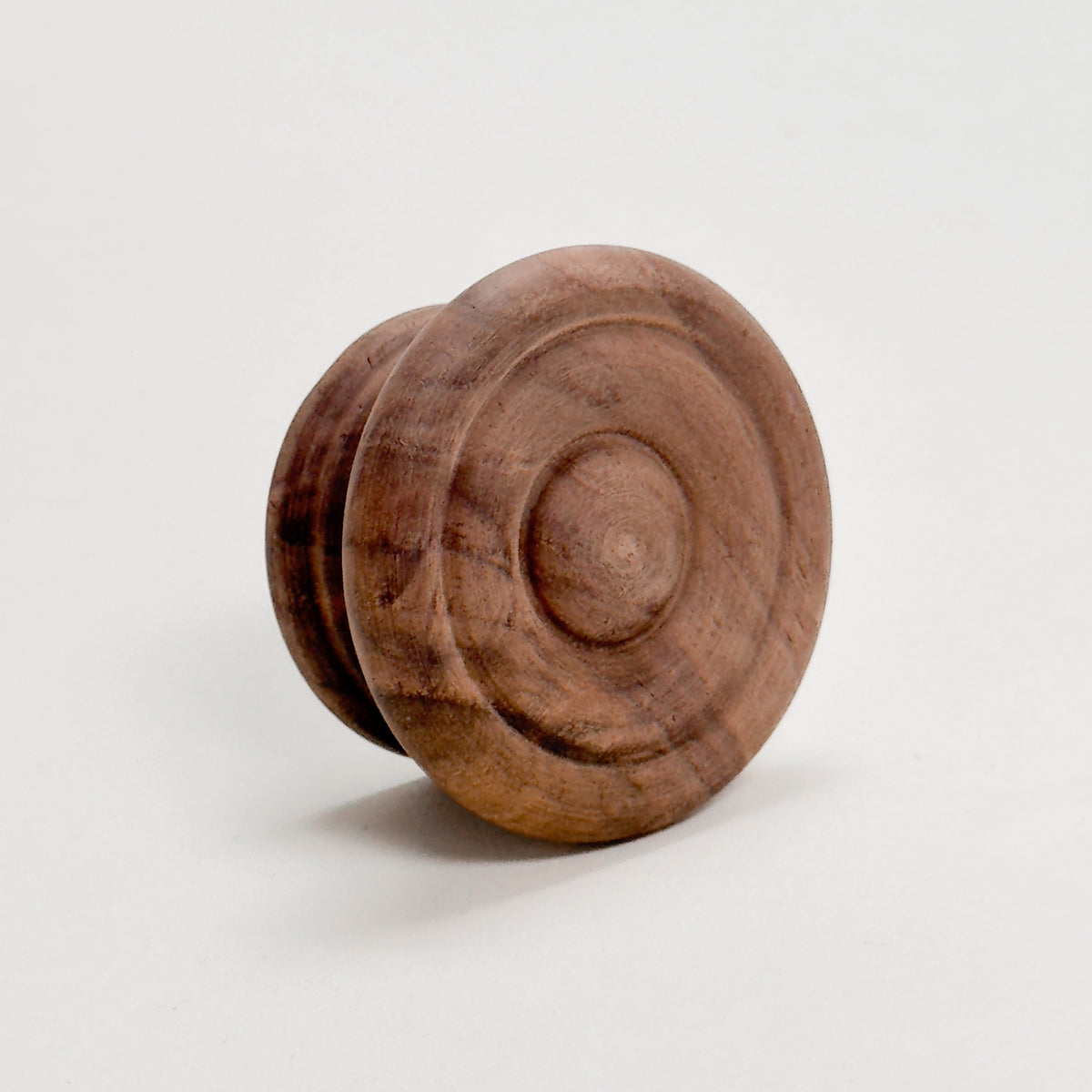 Round Walnut Cabinet Knob "Palmer" Wood Knob, photo 6 of 8